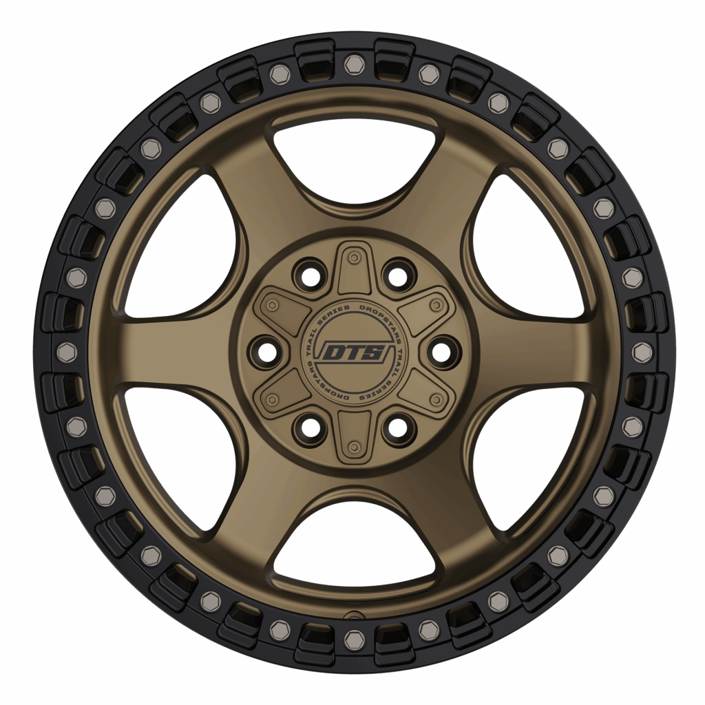 DROPSTAR TRAIL SERIES 604BZB WHEELS 5X5.0(127) & 5X5.5(139.7) - SATIN BRONZE