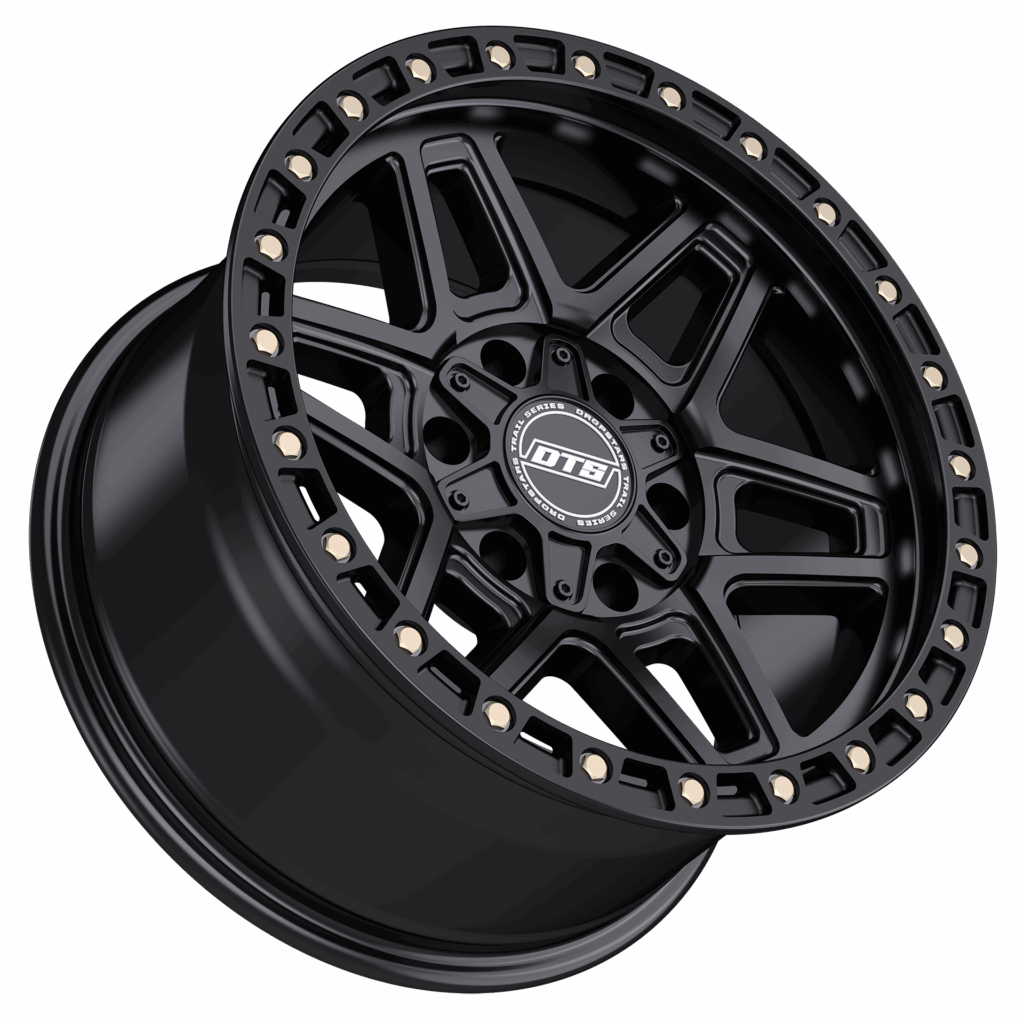 Dropstars Trail Series 602SB 18x9 Cast Aluminum Wheel with 5x5.00/5x5.50 Bolt Pattern and -12 Offset