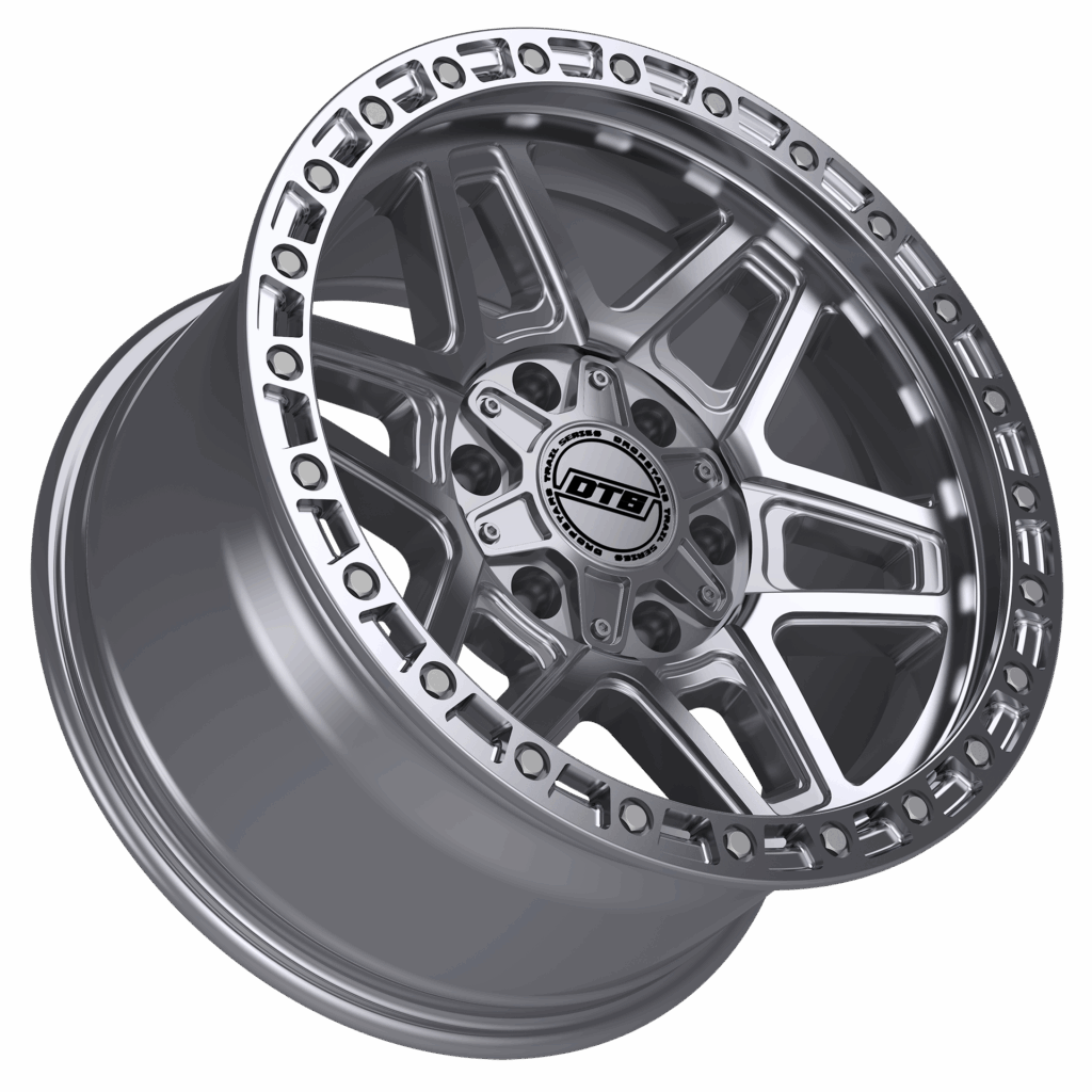 DROPSTAR TRAIL SERIES 602MS WHEELS 5X5(127) & 5X5.5(139.7) - MACHINED SILVER