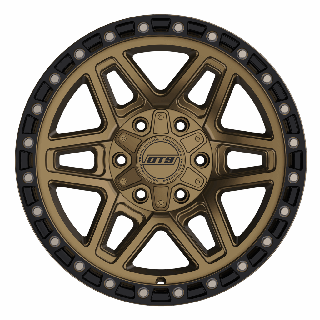 DROPSTAR TRAIL SERIES 602BZB WHEELS 5X5(127) & 5X5.5(139.7) - SATIN BRONZE