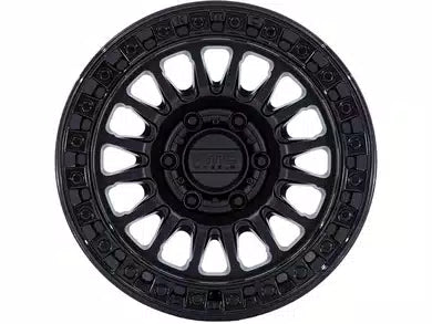 KMC IMS 18x9 Matte Black with Gloss Black Lip Wheel - 5x127 Bolt Pattern +18 Offset