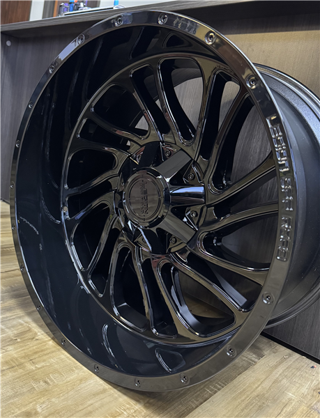 22X12 LEGION OFF-ROAD L2 WHEELS, -44 Offset, 8X170, GLOSS BLACK