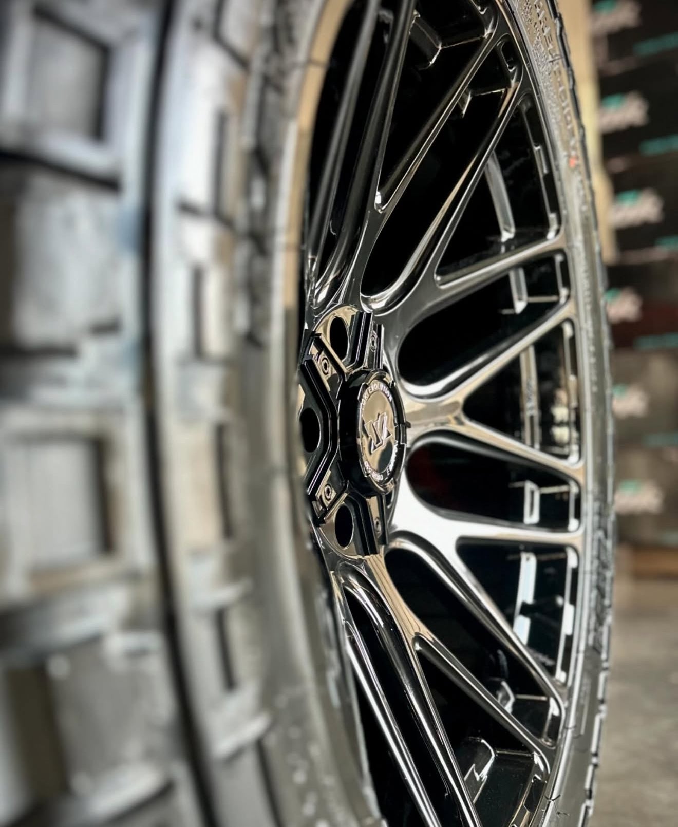 20X10 EVOK EV501 WHEELS 8X170 -19 Offset - GLOSS BLACK