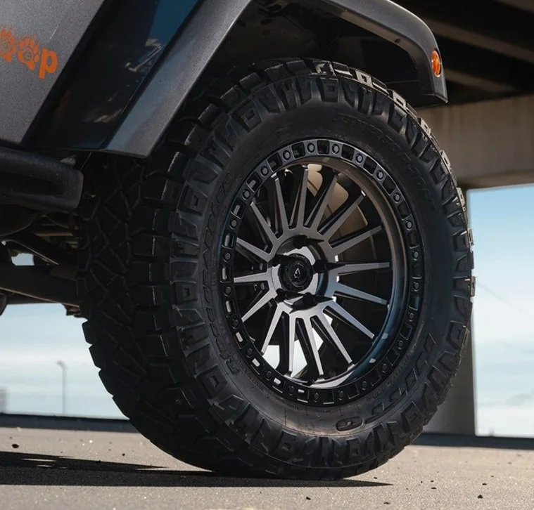 ARENA A101 MESA WHEELS 5X5.0(127) - SATIN GUNMETAL WITH BLK LIP