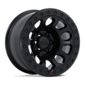 KMC E25 Beadlock 17x9 Blackout Wheel with -12 Offset and 5x127 Bolt Pattern