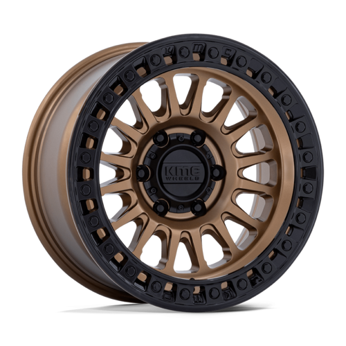 KMC IMS 18x9 Matte Bronze with Gloss Black Lip Wheel - 8x180 Bolt Pattern +18 Offset
