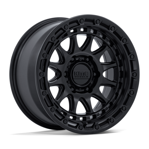 KMC KM556 CRUX 17x8.5 Blackout Wheel with 6x139.7 Bolt Pattern and +0 Offset