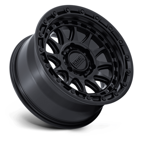 KMC KM556 CRUX 17x8.5 Blackout Off-Road Wheel with 6x139.7 Bolt Pattern and +25 Offset