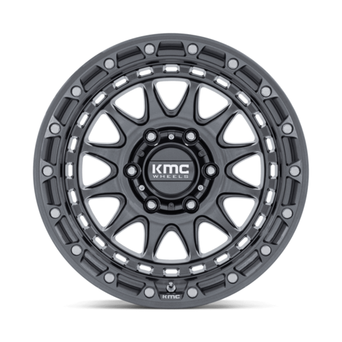 KMC KM556 CRUX 17x8.5 Inch Gloss Gunmetal Wheel with 6x135 Bolt Pattern and 87.10mm Center Bore