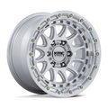 KMC KM556 CRUX 17x8.5 Inch Silver Gloss Machined Face Wheel with 6x139.7 Bolt Pattern and 106.10 Center Bore