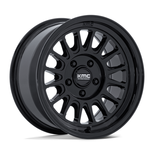 KMC Impact FFT 17x8.5 Gloss Black Wheel with 6x139.7 Bolt Pattern and 106.10 Center Bore