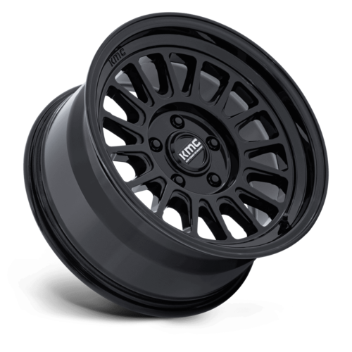 KMC Impact FFT 17x8.5 Wheel with Gloss Black Finish and 6x135 Bolt Pattern