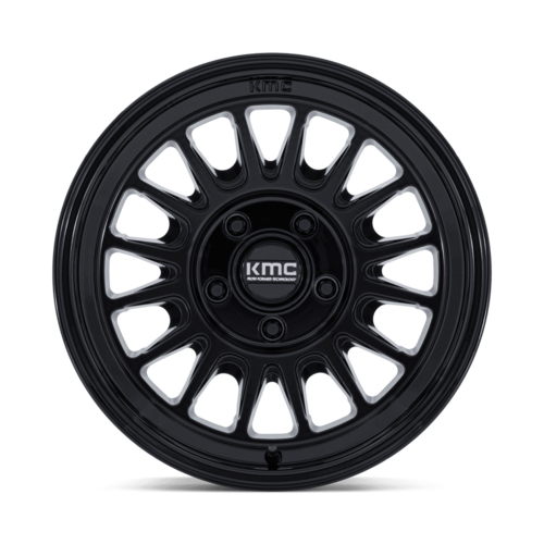 KMC Impact FFT 17x8.5 Gloss Black Wheel with 6x139.7 Bolt Pattern and 106.10 Center Bore