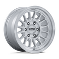 KMC Impact FFT 18x9 Alloy Wheel with 8x170 Bolt Pattern and Machined Silver Finish