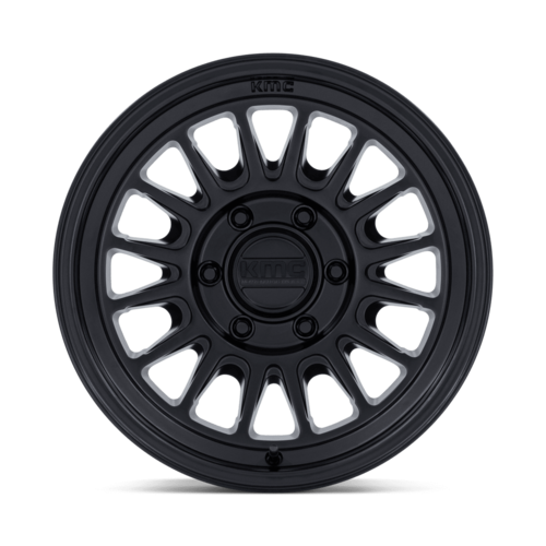 KMC Impact FFT 18x9 Matte Black Wheel with 6x135 Bolt Pattern and +18 Offset