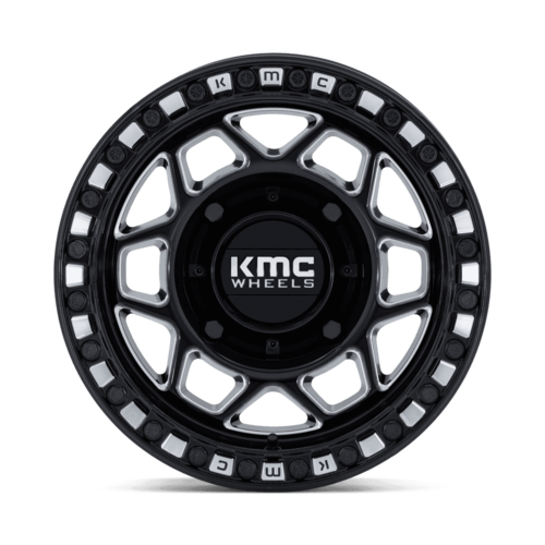 KMC Powersports KS241 TORX UTV Beadlock 15x8 Wheel in Gloss Black Milled