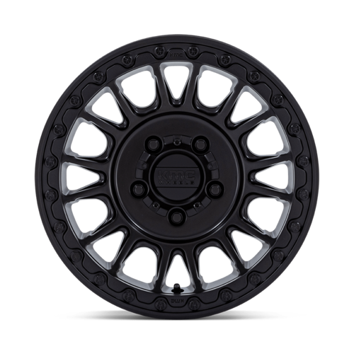 KMC Powersports KS239 IMPACT UTV Beadlock Wheel - 15x8 Satin Black, 4x137 Bolt Pattern, +0 Offset