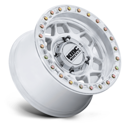 KMC Powersports KS241 TORX UTV Beadlock Wheel 15x7, 5x114.3 Bolt Pattern, +38 Offset, Machined Finish