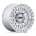 KMC Powersports AZTEC UTV Beadlock Wheel - 15x8, 4x137 Bolt Pattern, Machined Finish