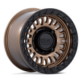 KMC Powersports AZTEC UTV Beadlock Wheel 15x8 - Matte Bronze with Black Ring, 5x114.3 Bolt Pattern