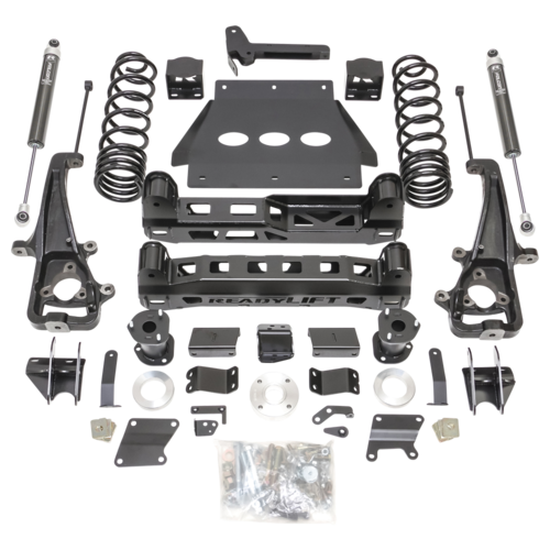 ReadyLift Suspension 19+ RAM 1500 22-Inch Falcon Wheels with 6-Inch Lift