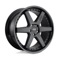 Niche 1PC M192 ALTAIR 19x8.5 Black Matte & Gloss Finish Wheel with 5x120 Bolt Pattern and +35 Offset