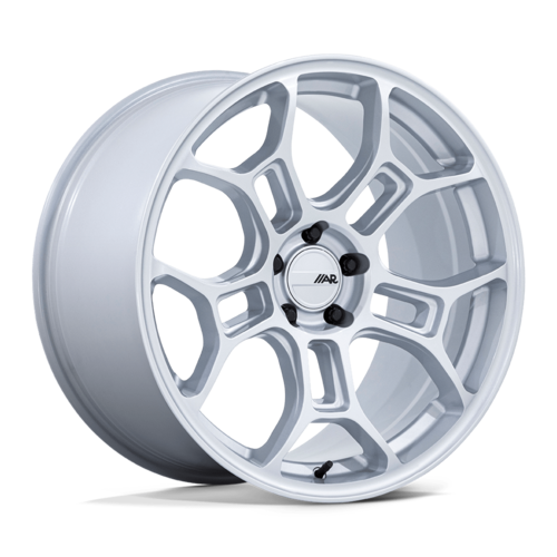 American Racing AR952 GT Street 19x10 Inch Alloy Wheel with Gloss Silver Finish and 5x114.3 Bolt Pattern