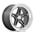 American Racing Vintage VN514 Groove 18x8 Anthracite with Diamond Cut Lip Wheel