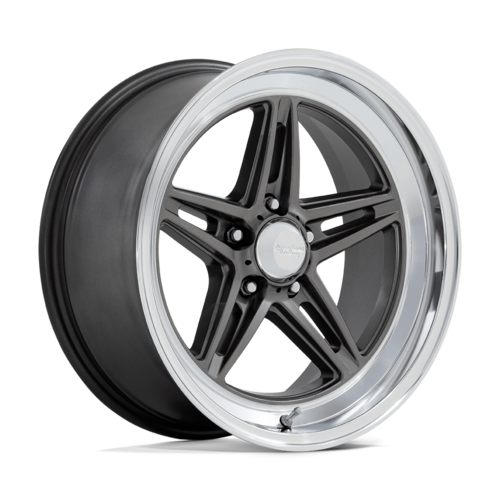American Racing Vintage VN514 Groove 20x10 Anthracite with Diamond Cut Lip, 5x127 Bolt Pattern, -20 Offset, 78.10 Center Bore