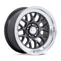 American Racing Vintage VN516 G-FORCE 18x9 Matte Anthracite with Diamond Cut Lip Wheel