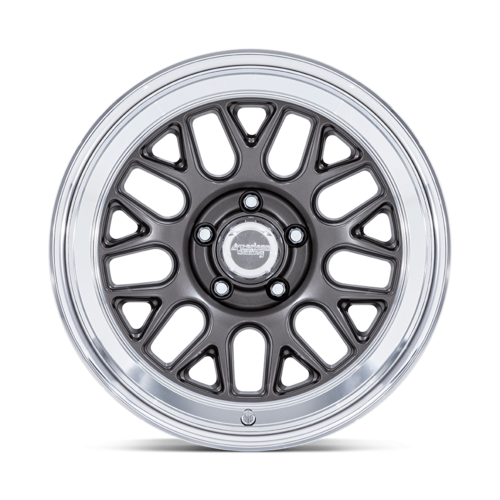 American Racing Vintage VN516 G-FORCE 17x8 Matte Anthracite Wheel with Diamond Cut Lip