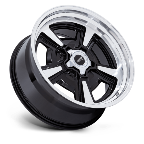 American Racing Vintage VN517 Marauder 20x8.5 Gloss Black Machined Wheel with Diamond Cut Lip