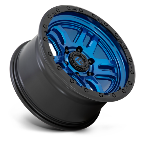 Fuel 1PC D790 Ammo 17x9 Wheel with Blue Finish and Black Lip, 6x139.7 Bolt Pattern, -12mm Offset