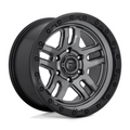Fuel 1PC D701 Ammo 17x9 Matte Gunmetal Black Bead Ring Wheel with -12 Offset and 5x127 Bolt Pattern