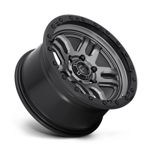 Fuel 1PC D701 Ammo 20x9 Matte Gunmetal Black Bead Ring Wheel
