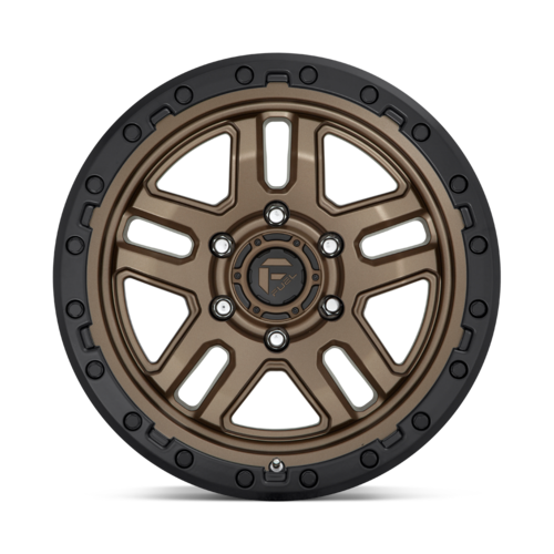 Fuel 1PC D702 Ammo 17x9 Matte Bronze Black Bead Ring Wheel with 5x127 Bolt Pattern and -12 Offset