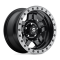 Fuel 1PC D557 ANZA 15x8 Matte Black Gunmetal Ring Wheel with 5x114.3 Bolt Pattern and -18 Offset