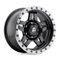 Fuel 1PC D557 ANZA 18x8 Matte Black Gunmetal Ring Wheel with 5x110 Bolt Pattern and +27 Offset