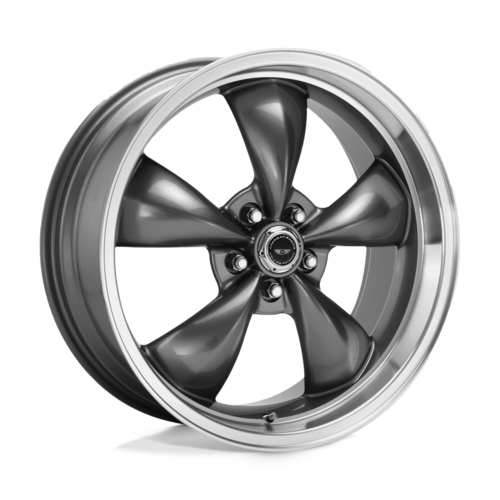 American Racing AR105 Torq Thrust M 17x8 Aluminum Wheel with Anthracite Machined Lip Finish and 5x114.3 Bolt Pattern