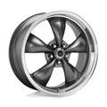 American Racing AR105 Torq Thrust M 17x7 Inch Anthracite with Machined Lip Wheel