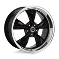 American Racing AR105 Torq Thrust M 18x9 Gloss Black Machined Lip Wheel - 5x114.3 Bolt Pattern +34mm Offset