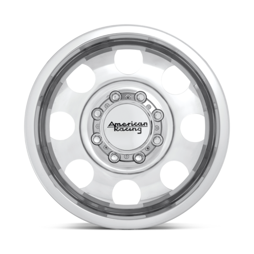 American Racing AR204 Baja Dually 16x6 Polished Wheel with 8x170 Bolt Pattern and -134 Offset