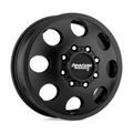 American Racing AR204 Baja Dually 16x6 Satin Black Wheel with 8x170 Bolt Pattern and +111 Offset