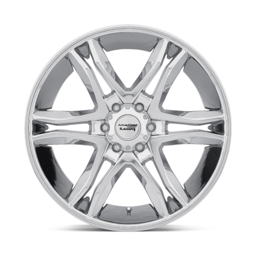 American Racing AR893 Mainline 17x8 Chrome Wheel with 6x135 Bolt Pattern and +25mm Offset