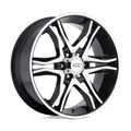 American Racing AR893 Mainline 16x8 Gloss Black Machined Wheel with 6x139.7 Bolt Pattern