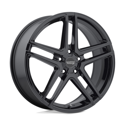 American Racing AR907 17x7.5 Inch Gloss Black Alloy Wheel with 5x114.3 Bolt Pattern and 72.56mm Center Bore