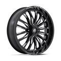 Fuel UTV ARC Off-Road Wheel 24x7 Gloss Black Milled - 4x156 Bolt Pattern, 13mm Offset