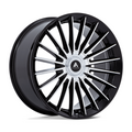 Asanti Black AB048 VICEROY 20x9 Gloss Black Machined Face Wheel with 5x115/120 Bolt Pattern and +15 Offset