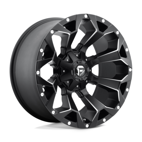 Fuel 1PC D546 Assault 18x9 Matte Black Milled Wheel with 6x135/139.7 Bolt Pattern and +19 Offset