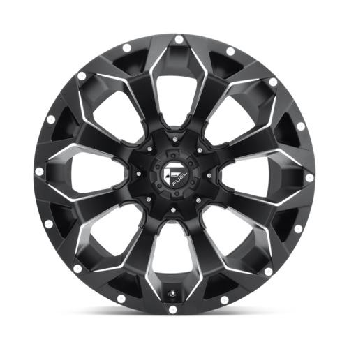 Fuel 1PC D546 Assault 20x10 Matte Black Milled Wheel with -18 Offset and 5x114.3/5x127 Bolt Pattern